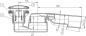 Preview: Brausetassensiphon DN40/50x80mm waagrecht mit Kugelgelenkanschluss und Abdeckplatte Edelstahl d 86mm HL514/SN-80